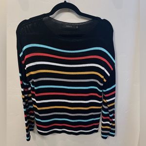 Zessica Size Medium Stripe sweater